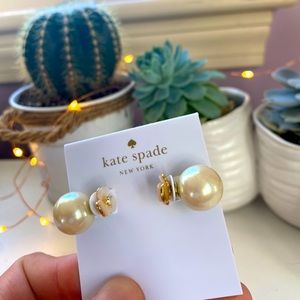 BRAND NEW Kate Spade Disco Pansy Reversible Studs